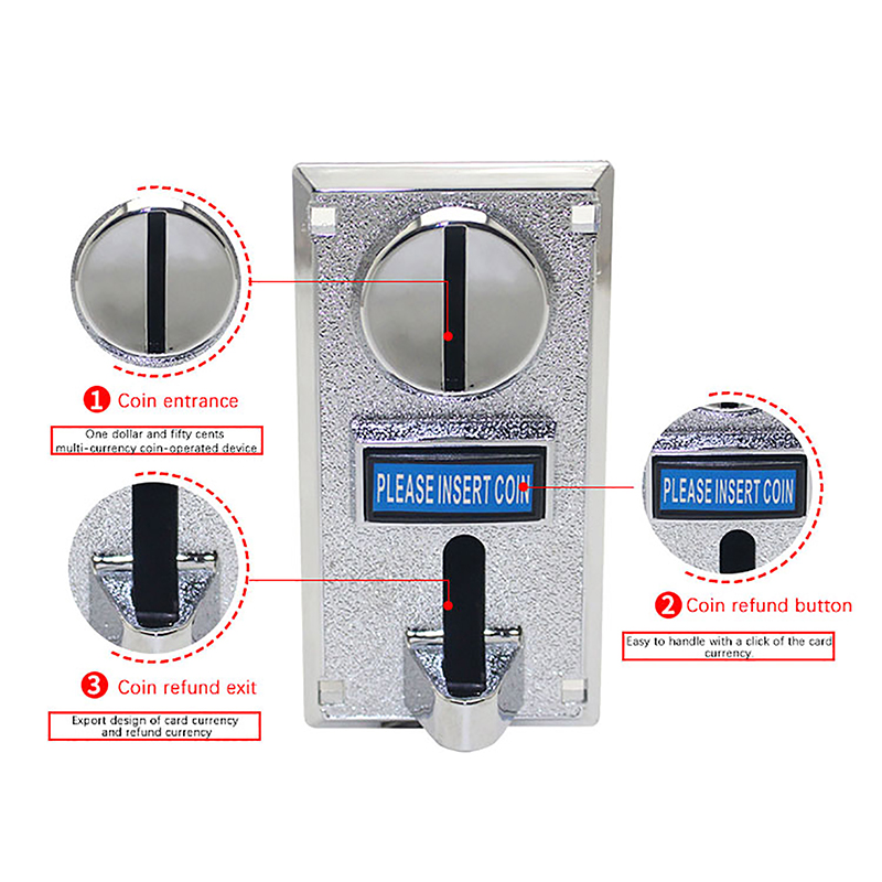 Arcade Games Vending - 616 Electronic Multi Coin Acceptor Selector