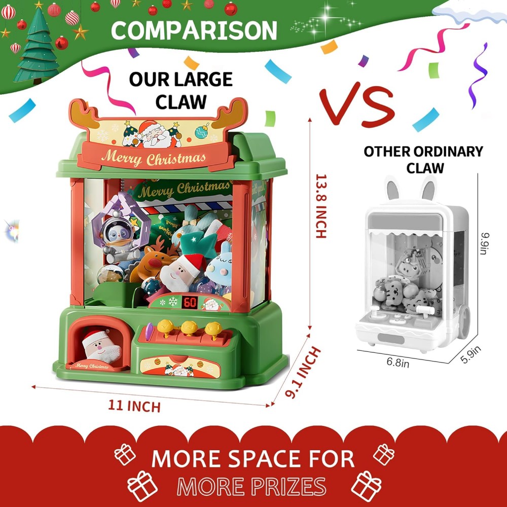 Christmas Claw Machine For Kid - Arcade Games Vending 评论和价格
