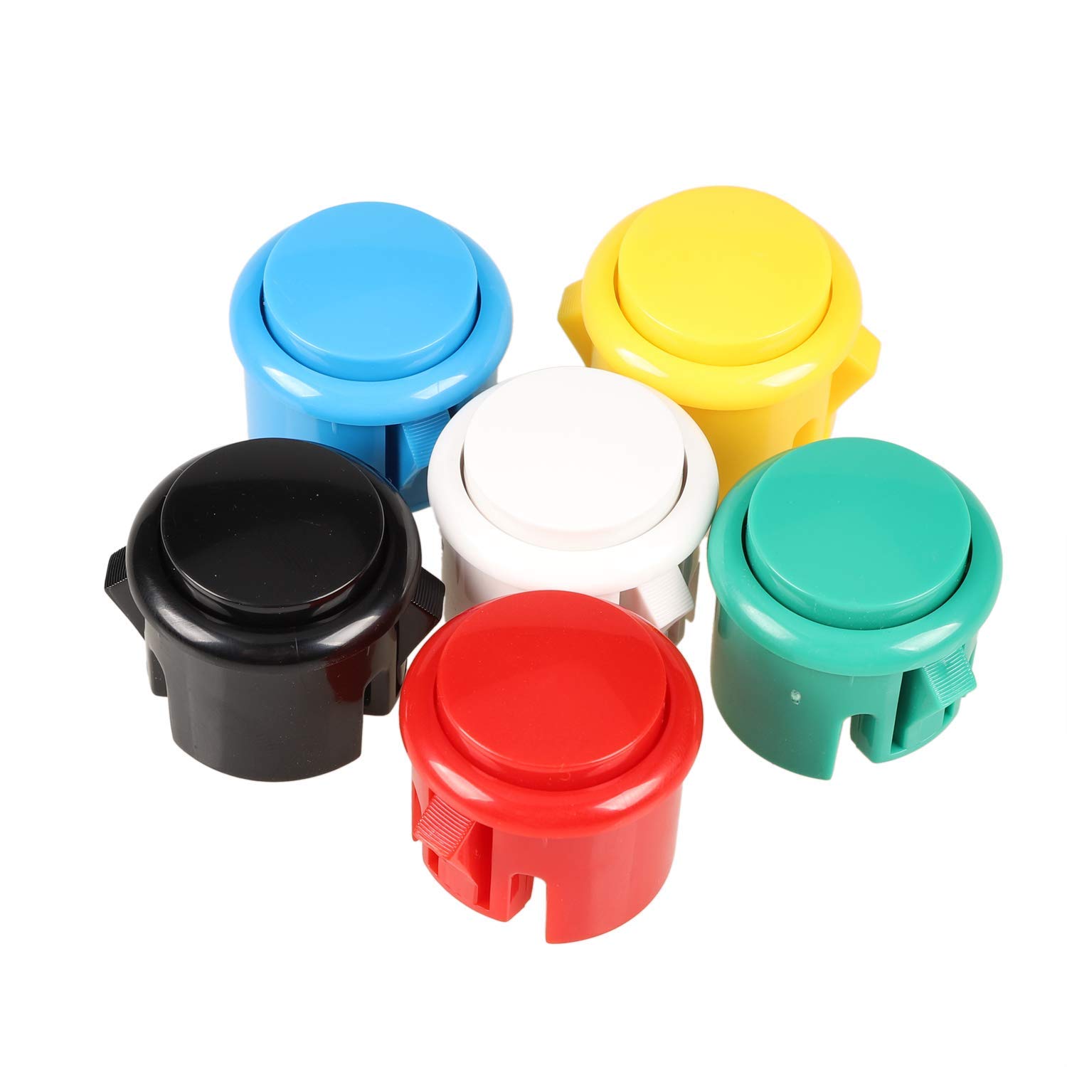 100 pcs Arcade buttons 30mm 24 - Joystick Arcade Parts 评论和价格