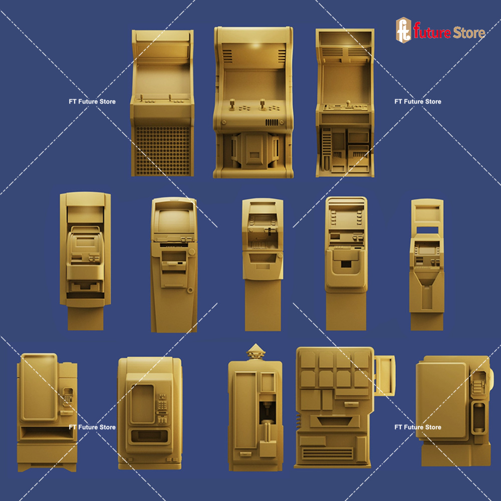 3D Print 1/64 Arcade Game Self - Arcade Toy Vending Machine 评论和价格