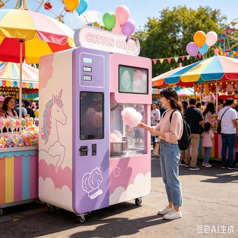 Customized Cotton Candy Vendin - Candy Floss Machine 评论和价格